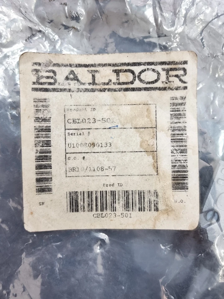 BALDOR CBL023-501 HMI Programming Cable BR10/1108-57 CBL023501 Free Ship